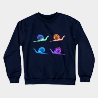 Colored snails Crewneck Sweatshirt